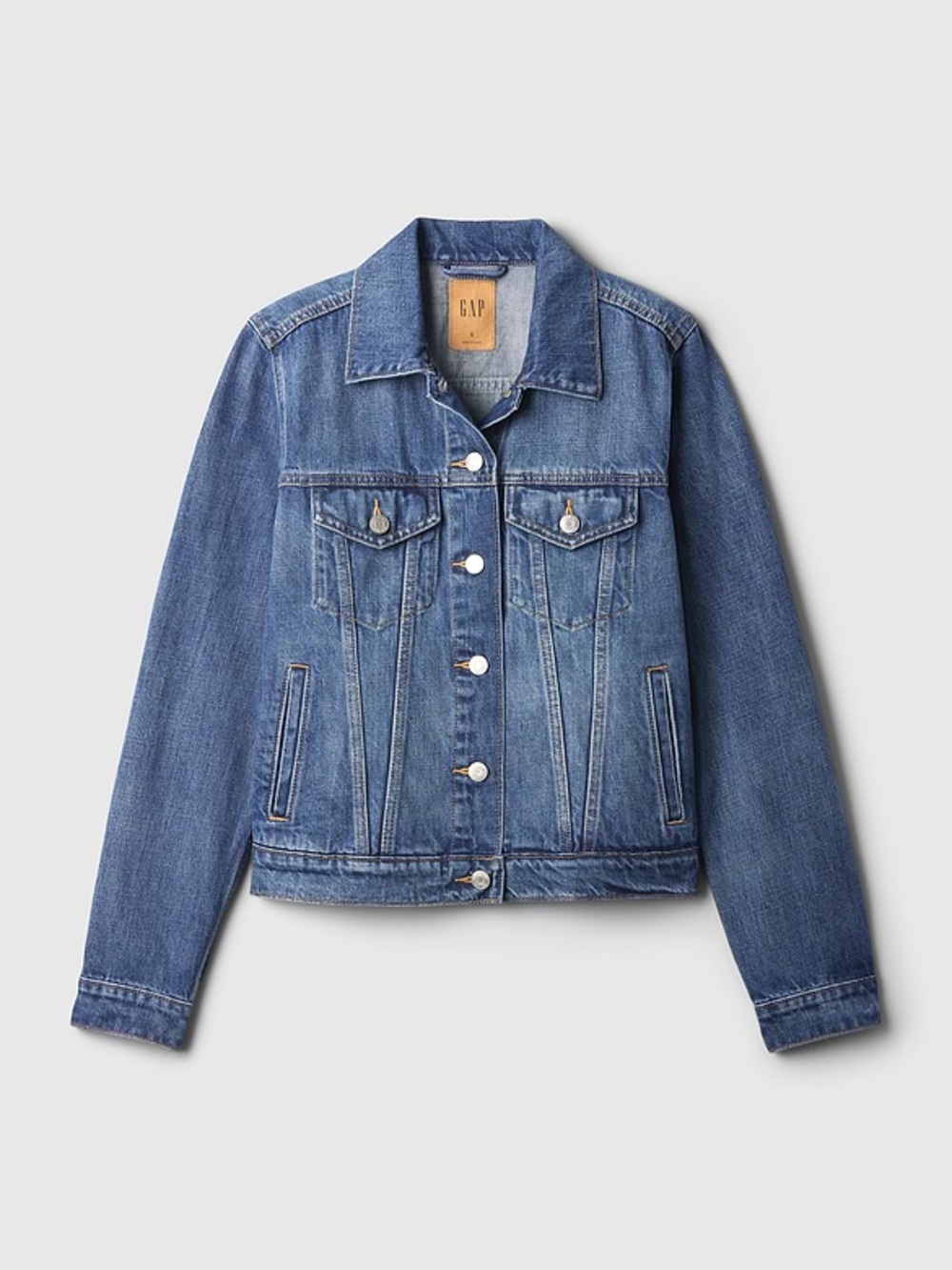 GAP Midwash Blue Denim Trucker Jacket